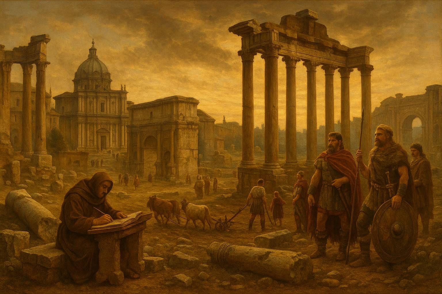 Qué consecuencias tuvo la caída del Imperio romano de Occidente